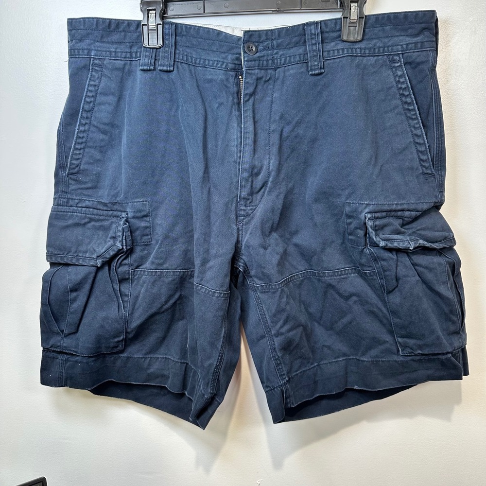 Ralph Lauren‎ Navy Cargo Shorts Classic Fit Casual Outdoor Size 38